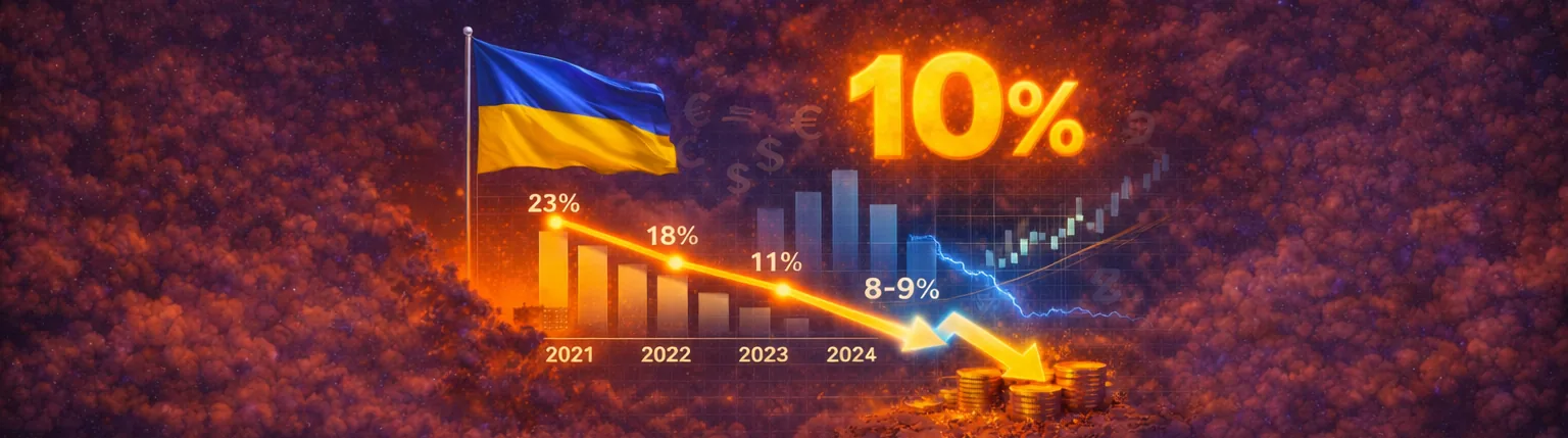 Інфляція в Україні менше 10% у 2026 році?